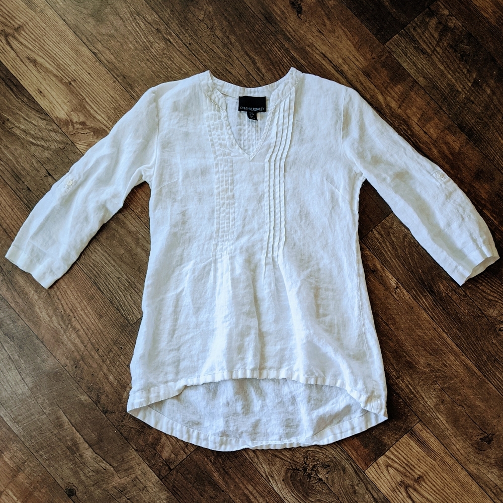 Cynthia Rowley Linen Blouse